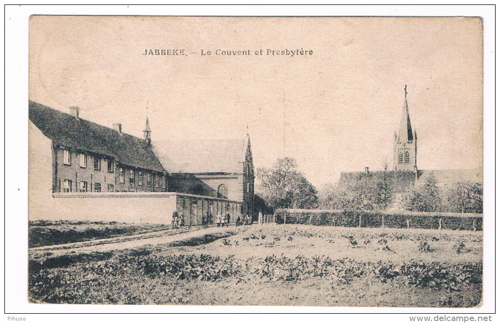 B4663 :    JABBEKE : Le Couvent Et Presbytere - Jabbeke