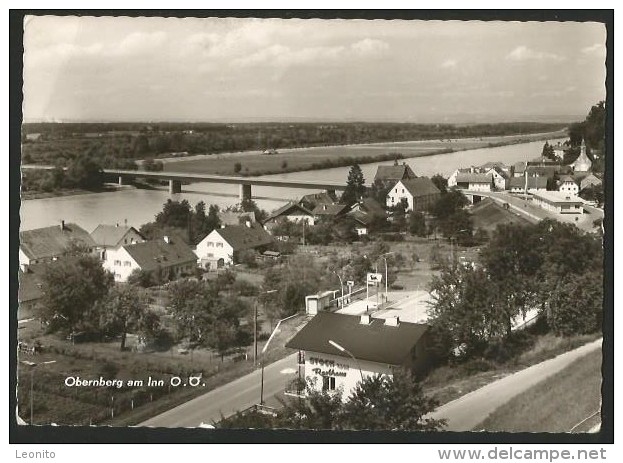 OBERNBERG Am Inn Detailansicht Rasthaus STOCK Und Tankstelle 1974 - Ried Im Innkreis