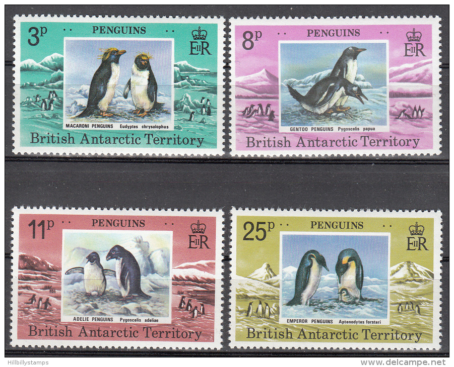 British Antartic Terr.   Scott No.  72-75    Mnh  Year  1979 - Neufs