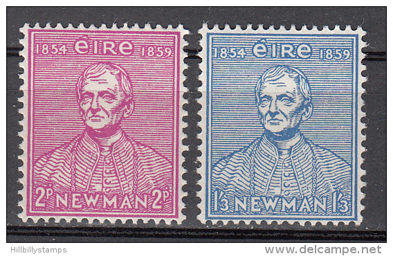 Ireland   Scott No.  153-54  Unused Hinged    Year  1954 - Unused Stamps