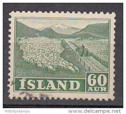 Iceland   Scott No.  261   Used  Year  1950 - Used Stamps