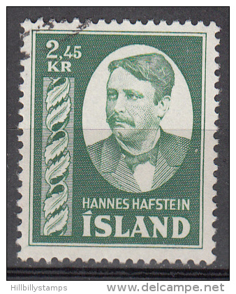 Iceland   Scott No.  285 Used  Year  1954 - Usati