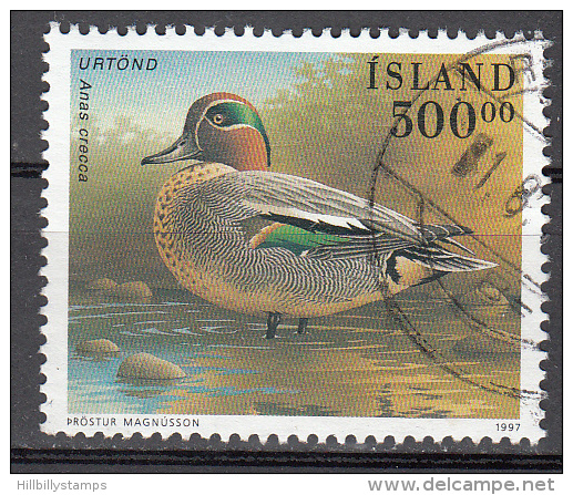 Iceland   Scott No.  835    Used     Year  1997 - Usados