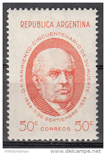 Argentina    Scott No.457    Unused Hinged      Year  1938 - Ungebraucht