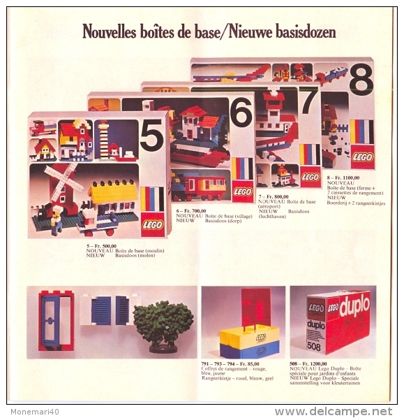 LEGO 73 - L'AMBULANCE CONSTRUITE PAR MARC - LEGO DUPLO - LEGOLAND - Catalogue Et à La Fois Livre D'idées - Année 1973 - Catalogs