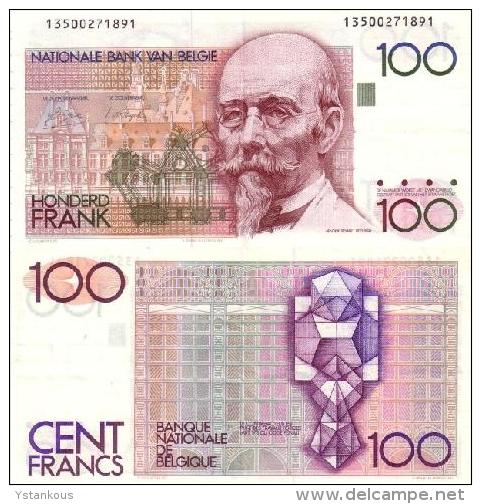 Billet BELGIQUE De 100 Francs  Pick.140. - [ 9] Colecciones