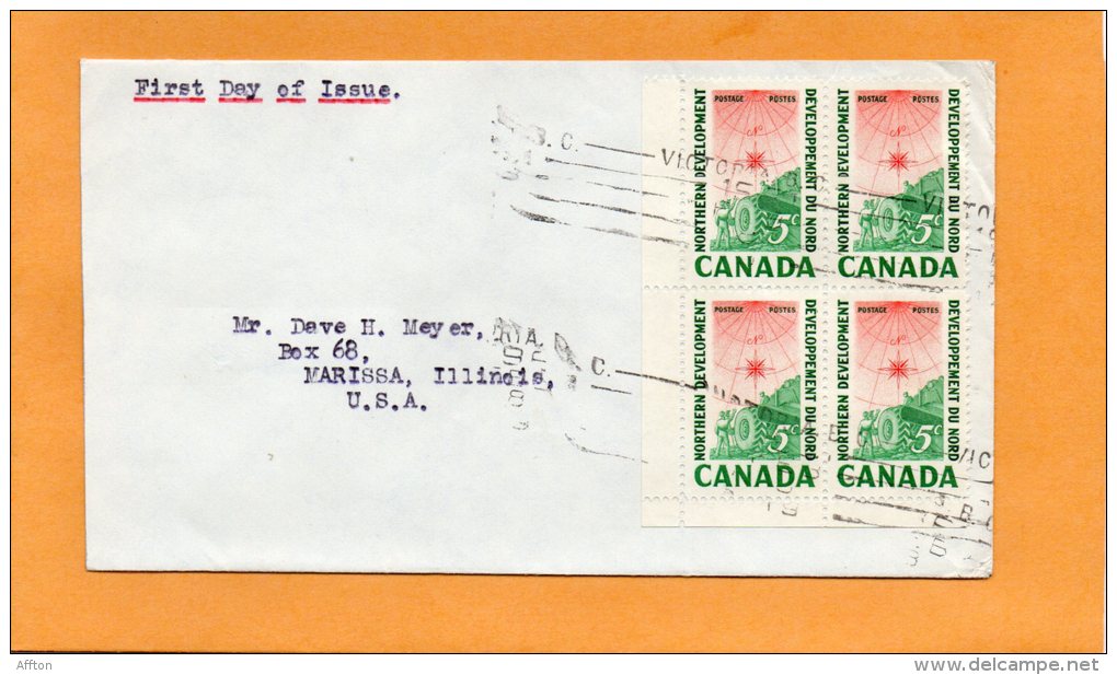 Canada 1961 FDC - 1961-1970