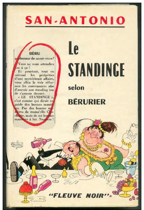 No PAYPAL !! : SAN-ANTONIO ( F. Dard ) Le Standinge Selon Bérurier (+ Jaquette Dubout ) ,ÉO Fleuve Noir ©.1965 TTBE/NEUF - San Antonio