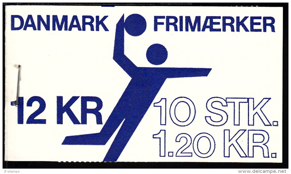 1978. Handball World Championships. Special Booklet With 10 X 120 øre. - Postzegelboekjes