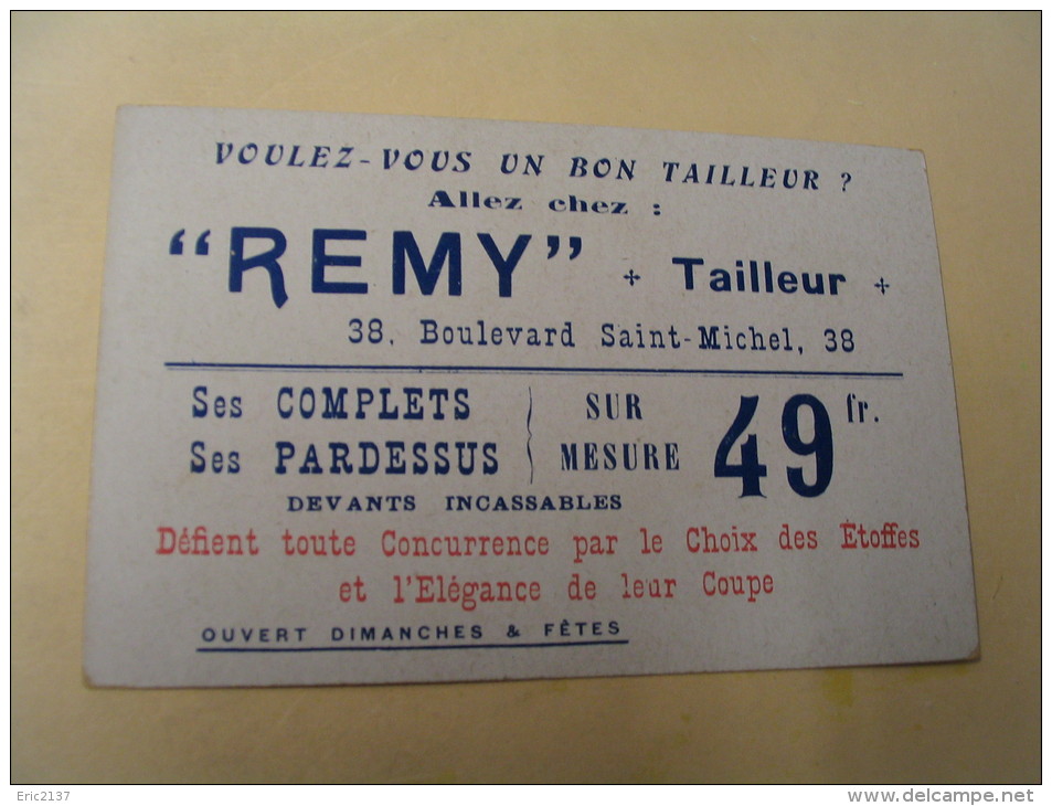 MILITARIA....PUBLICITE REMY TAILLEUR..... - Autres & Non Classés