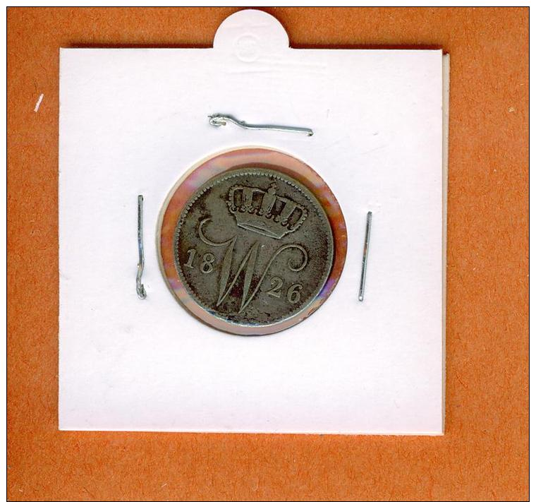 Monnaie.25 Ct.1826 B. - 1815-1840 : Willem I