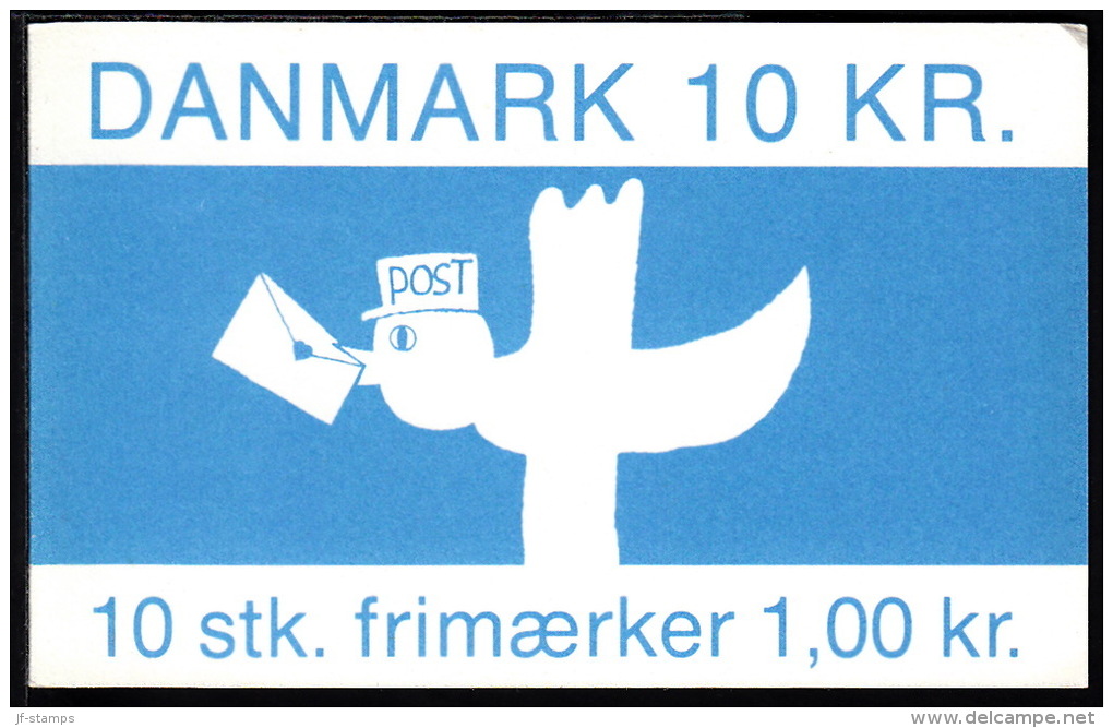 1984. Postbird. Special Booklet With 10 X 1,00 Kr. HS 36 (Mi. 816) - Carnets