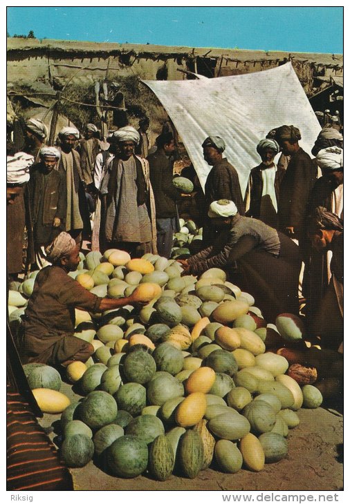 Afghanistan - Melon Market In Anchoi      # 03055 - Afganistán