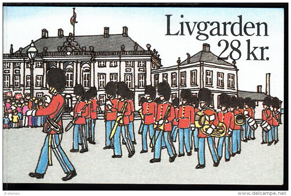 1986. Royal Life Guards. Special Booklet With 10 X 2,80 Kr. HS 40 (Mi. 864) - Booklets