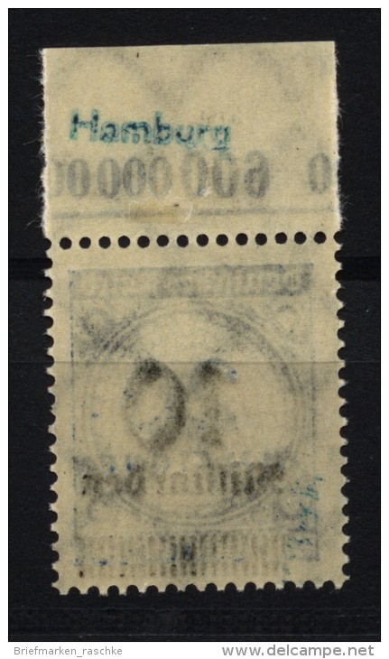 D.R.OPD-Oberänder,OPD Hamburg,335A,OR PC,Falz Im OR ( 4650) - Unused Stamps