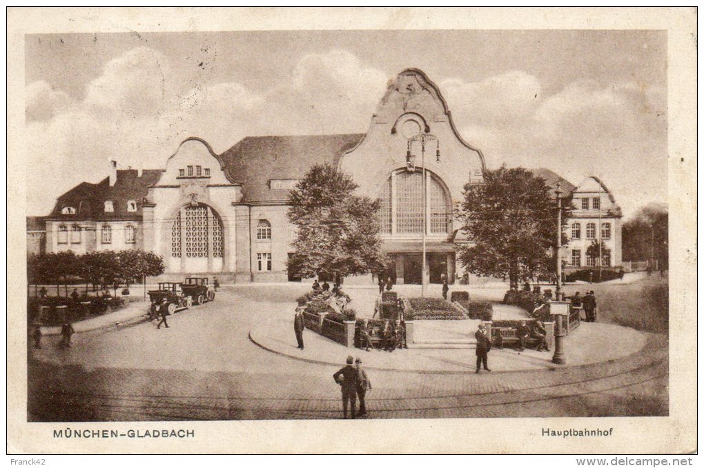 Allemagne. Munchen Gladbach. La Gare - Moenchengladbach