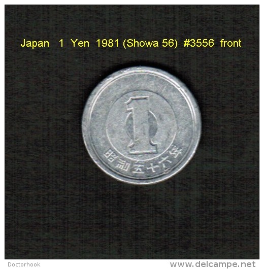 JAPAN   1  YEN  1981 (HIROHITO 56---SHOWA PERIOD)  (Y # 74) - Japon