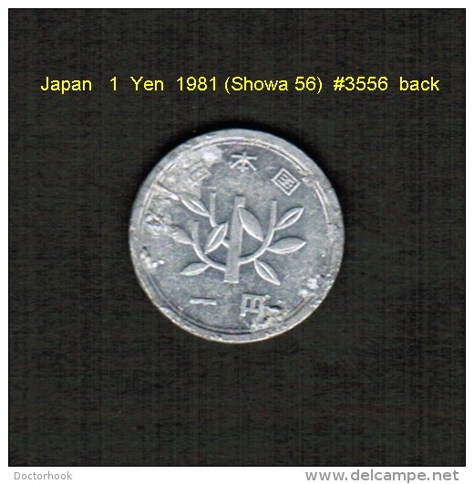 JAPAN   1  YEN  1981 (HIROHITO 56---SHOWA PERIOD)  (Y # 74) - Japan