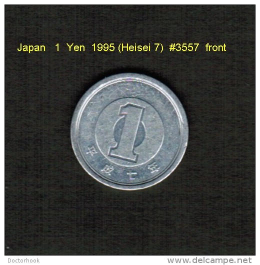 JAPAN    1  YEN  1995 (AKIHITO 7---HEISEI PERIOD)  (Y # 95.2) - Japon