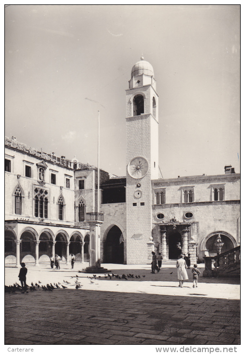 CROATIE,CROATIA,DUBROVNIK ,neretva,raguse,cote Dalmate,clocher,zvonik ,1962 - Croatia