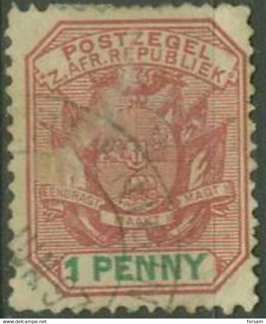 SOUTH AFRIKA..TRANSVAAL..1898.. Michel # 49..used. - Transvaal (1870-1909)