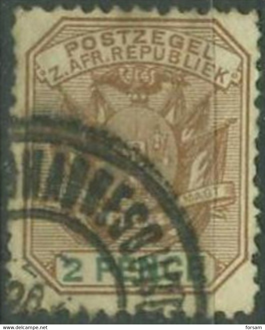 SOUTH AFRIKA..TRANSVAAL..1898.. Michel # 50..used. - Transvaal (1870-1909)