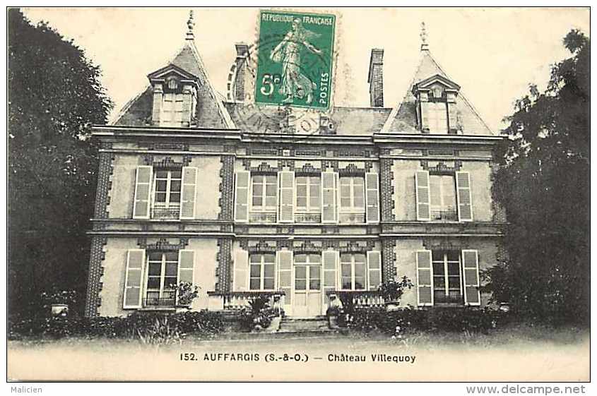 Depts Div- Yvelines - Ref K248- Auffargis - Chateau Villequoy  - Carte Bon Etat - - Auffargis