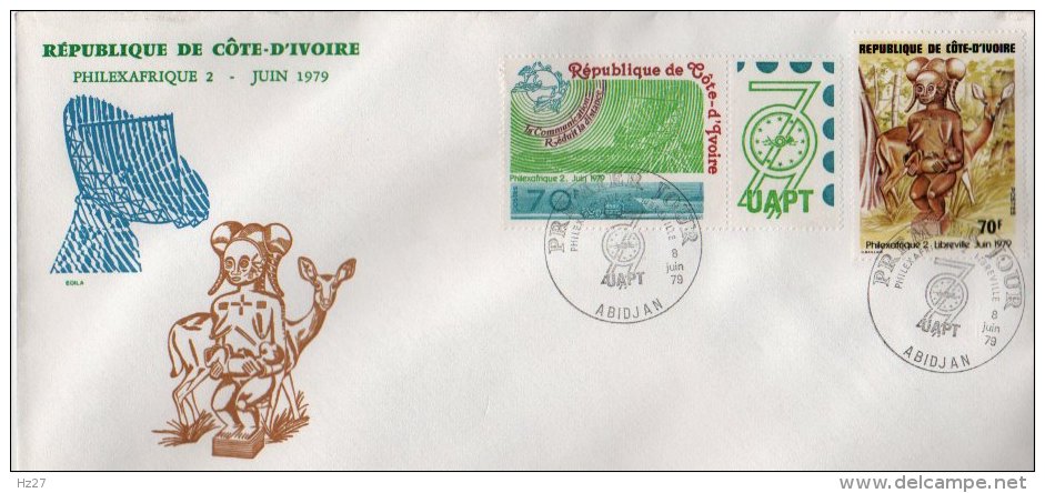 FDC  Grande Enveloppe 1er Jour: Philexafrique 1979 - Côte D'Ivoire (1960-...)