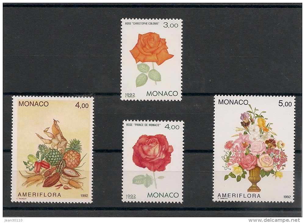 MONACO Année 1992 N° Y/T : 1830/31**-1839/40** - Neufs