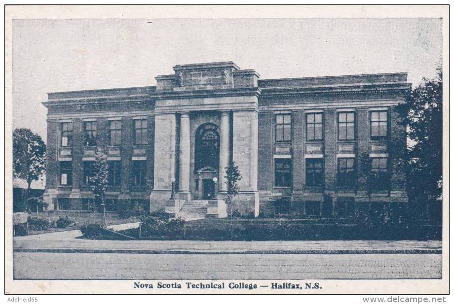 NH6 - Early (1905-1910)Nova Scotia Technical College Halifax, Novelty Mtg. & Art Co. - Halifax