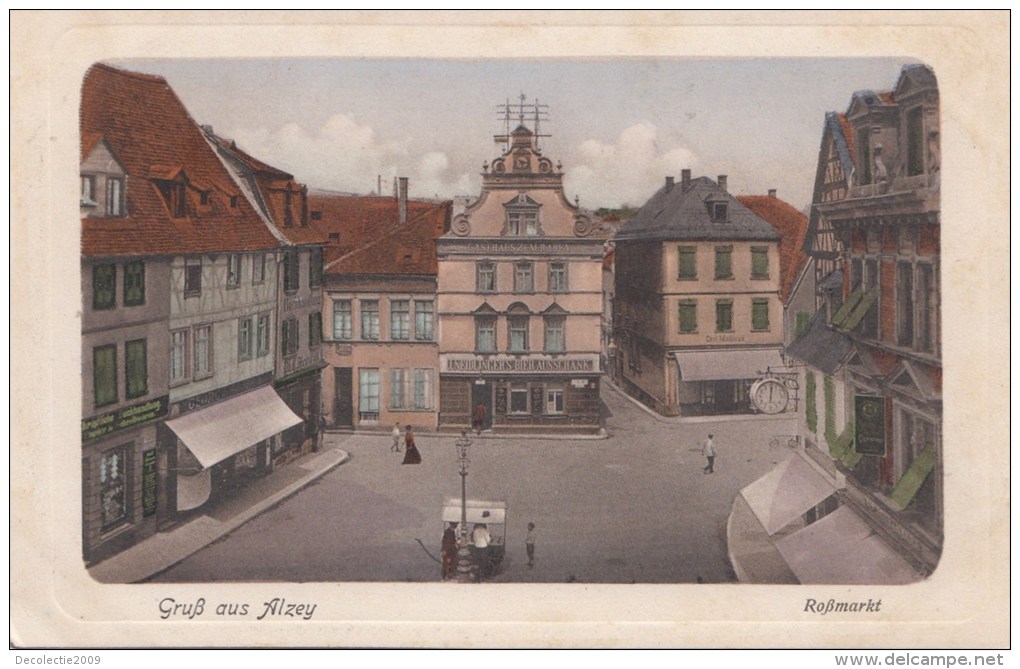 BF2537 Alzey Rossmarkt    2 Scans - Alzey