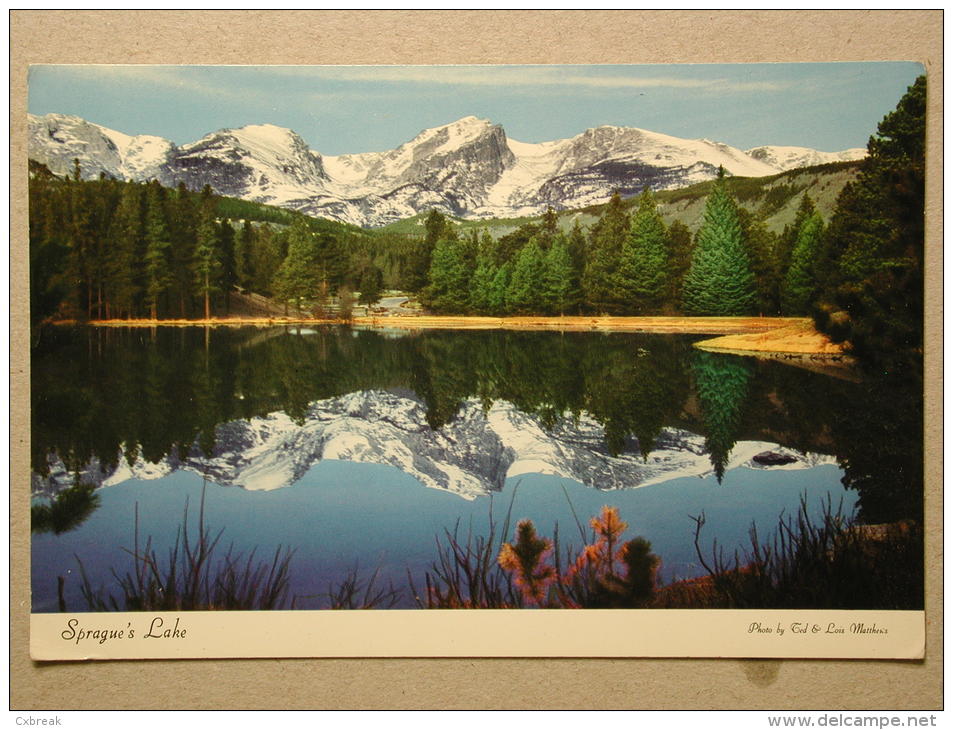 Sprague's Lake, On The Bear Lake Road In Rocky Mountain National Park, Colorado - Rocky Mountains