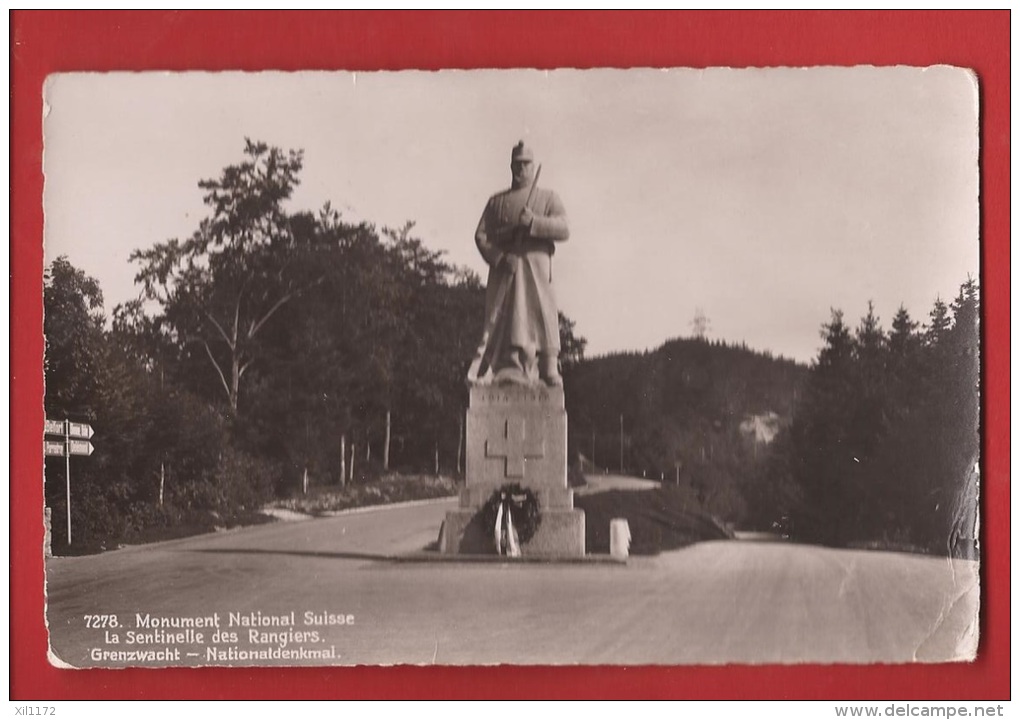 BJU-01 Sentinelle Des Rangiers, Monument National Suisse. SG, Non Circulé - Autres & Non Classés