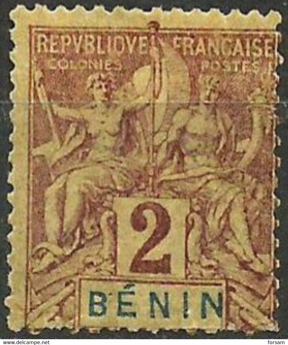 BENIN..1894.. Michel # 31..MLH. - Ongebruikt