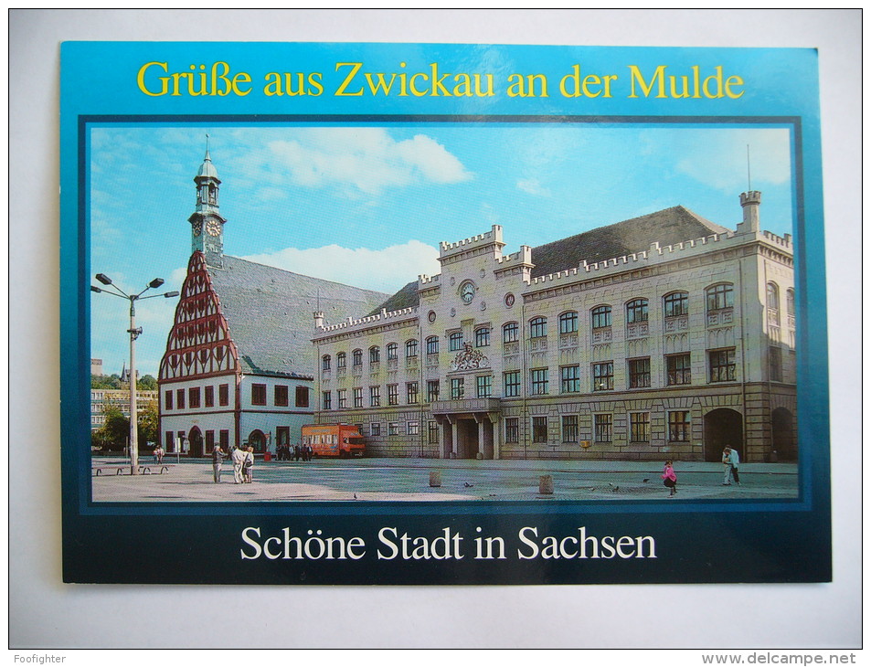 Germany: Sachsen - Zwickau - Gewandhaus Und Rathaus - Unused - Zwickau