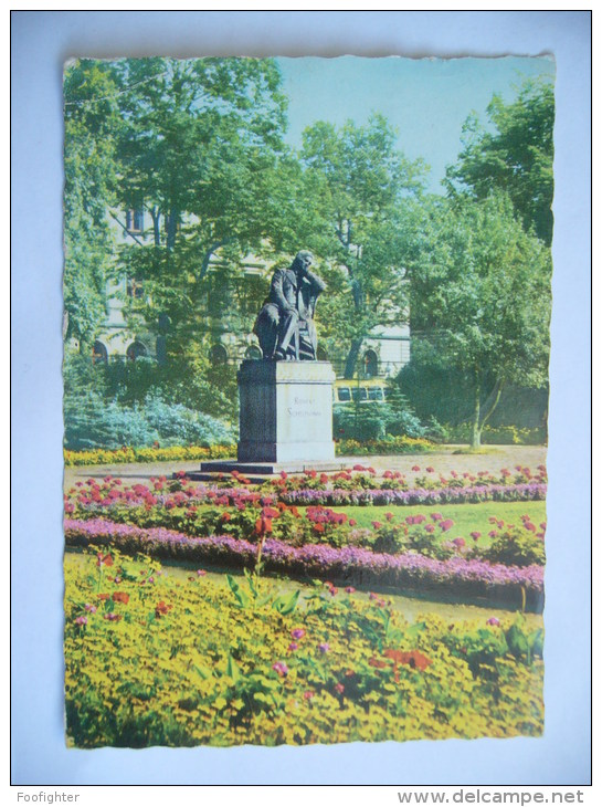 Germany: Sachsen - Zwickau - Robert Schumann Denkmal Monument - 1967 Used - Zwickau