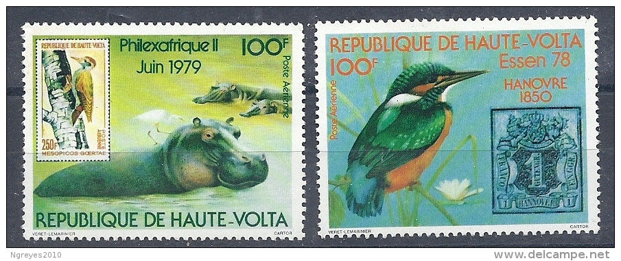 140010076  HAUTE-VOLTA  YVERT  AEREO  Nº  220/21A  (*)/MNH - Obervolta (1958-1984)