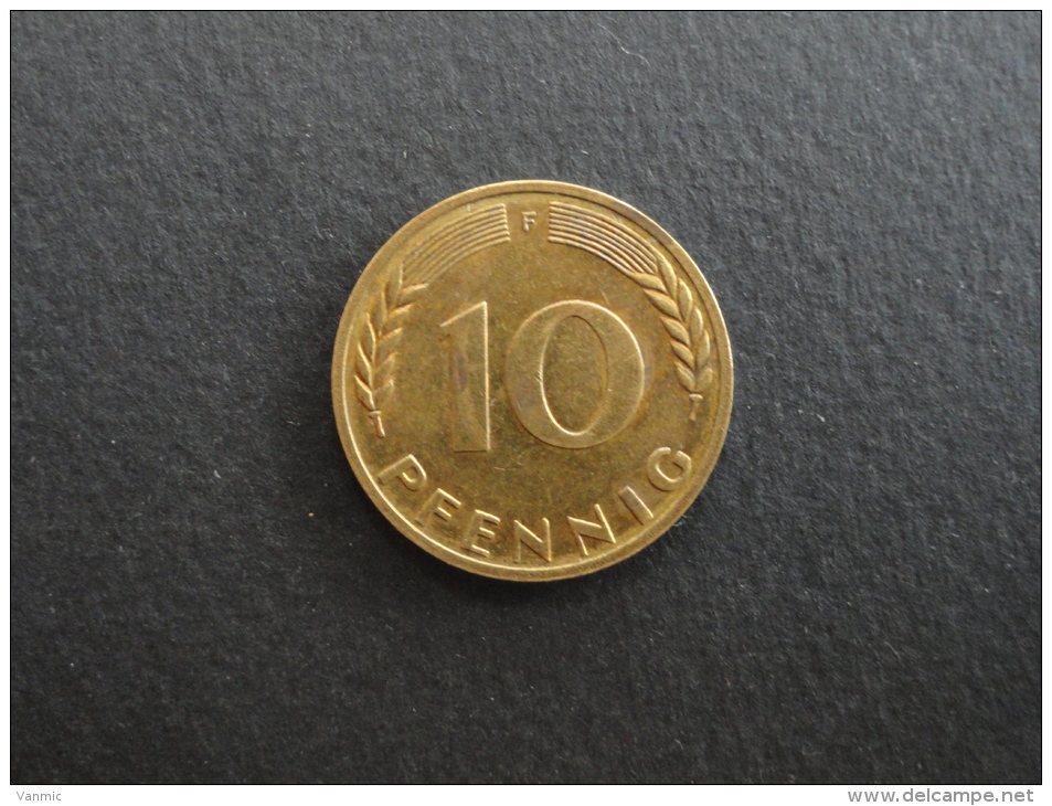 1969 F - 10 Pfennig Allemagne - Germany - 10 Pfennig