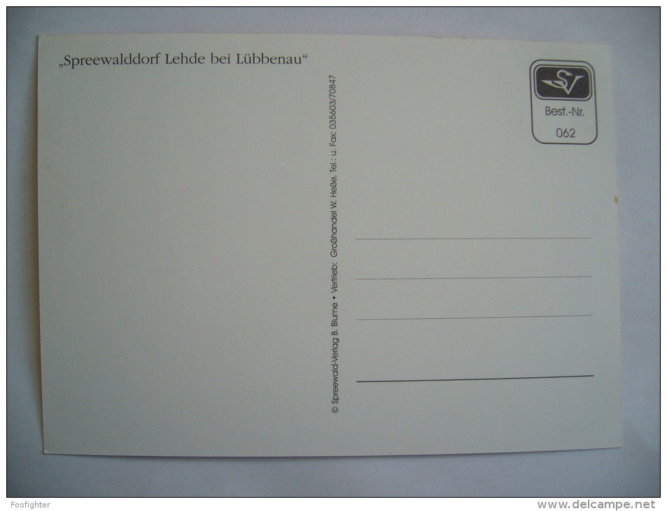 Germany: Spreewalddorf Lehde - Mehrbildkarte, Trachten, Miniaturzug - Unused - Lübben (Spreewald)