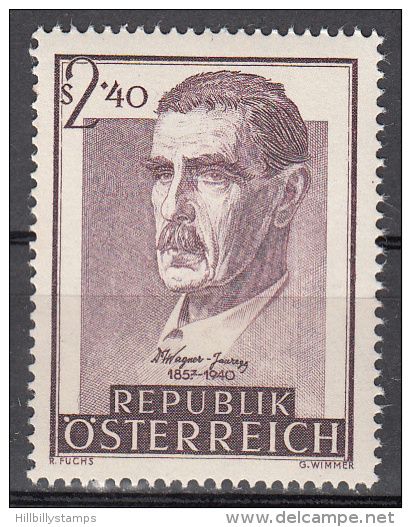 Austria   Scott No. 615  Mnh  Year  1957 - Unused Stamps