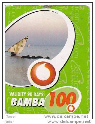 Kenya, Bamba 100, Special / Small Card, Boat, Expiry : 16-03-2011. - Kenya