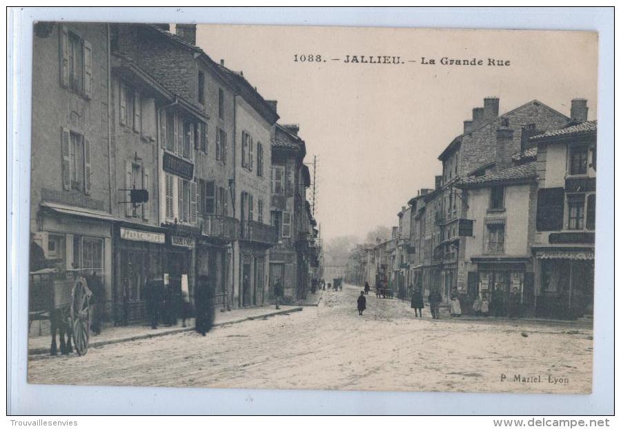 1088. JALLIEU - LA GRANDE RUE - Jallieu