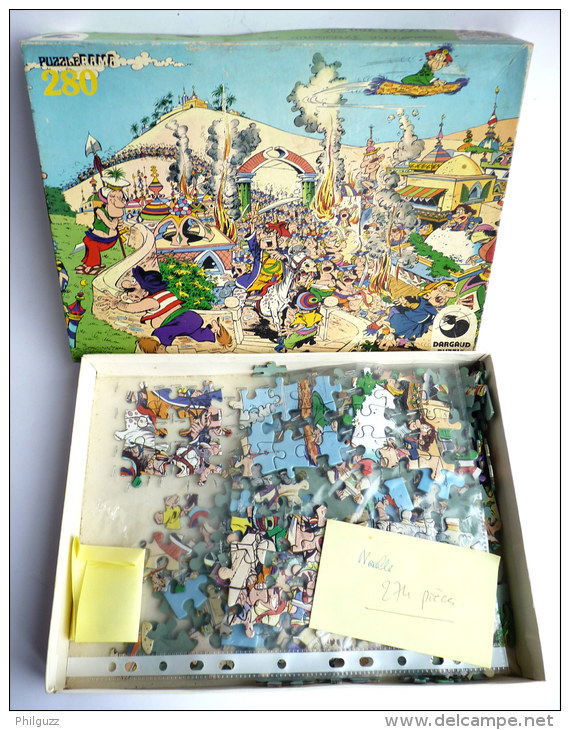 TRES RARE Puzzle Rama 280 Pièces DARGAUD 1977 - IZNOGOUD - N°3 Incomplet (1) - Puzzles