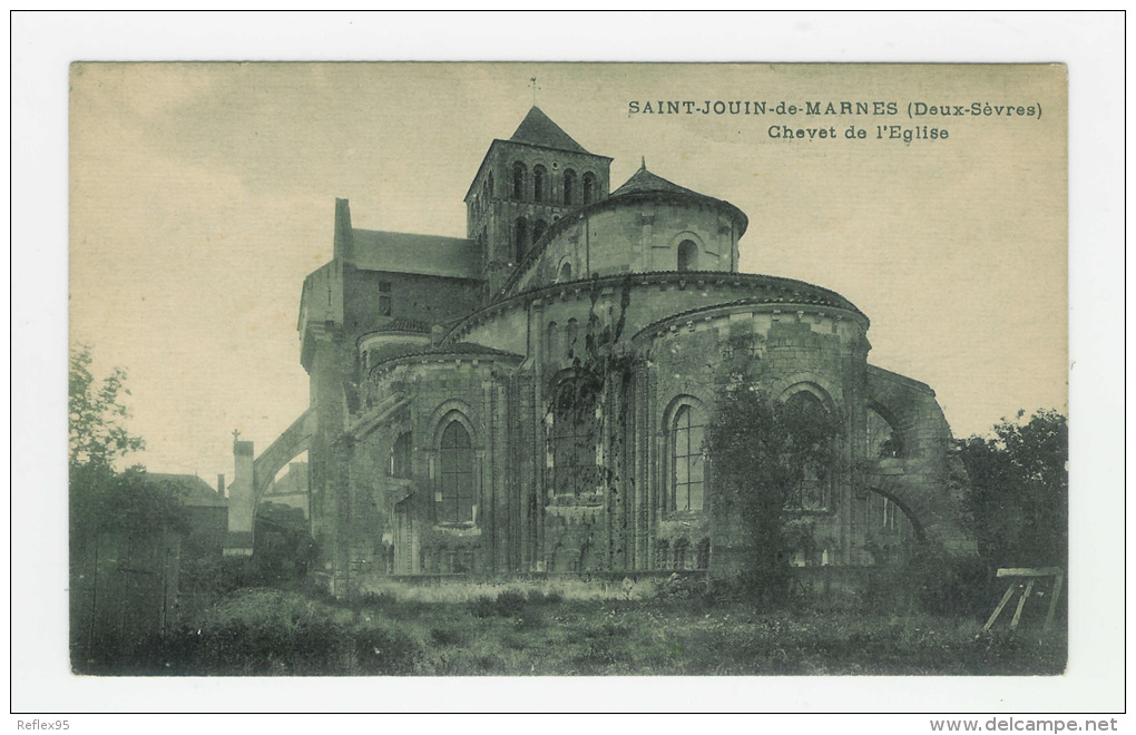 SAINT JOUIN DE MARNES - Chevet De L´Eglise - Saint Jouin De Marnes