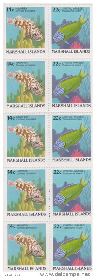 Marshall Inseln / Marshall Island 1988 Booklet ** MNH - Fische / Fish - Marshall Islands