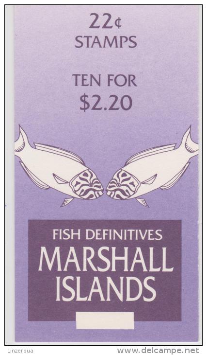 Marshall Inseln / Marshall Island 1988 Booklet ** MNH - Fische / Fish - Islas Marshall