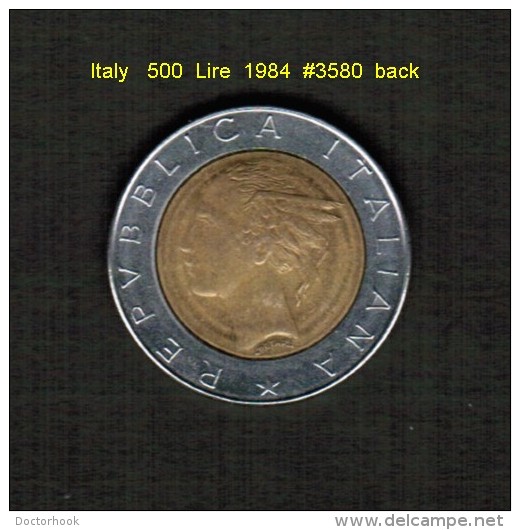 ITALY    500  LIRE  1984  (KM # 111) - 500 Liras