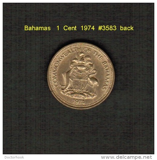 BAHAMAS    1  CENT  1974  (KM # 59) - Bahama's