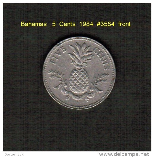 BAHAMAS    5  CENTS  1984  (KM # 60) - Bahama's