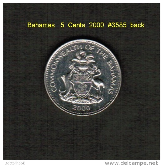 BAHAMAS    5  CENTS  2000  (KM # 60) - Bahamas